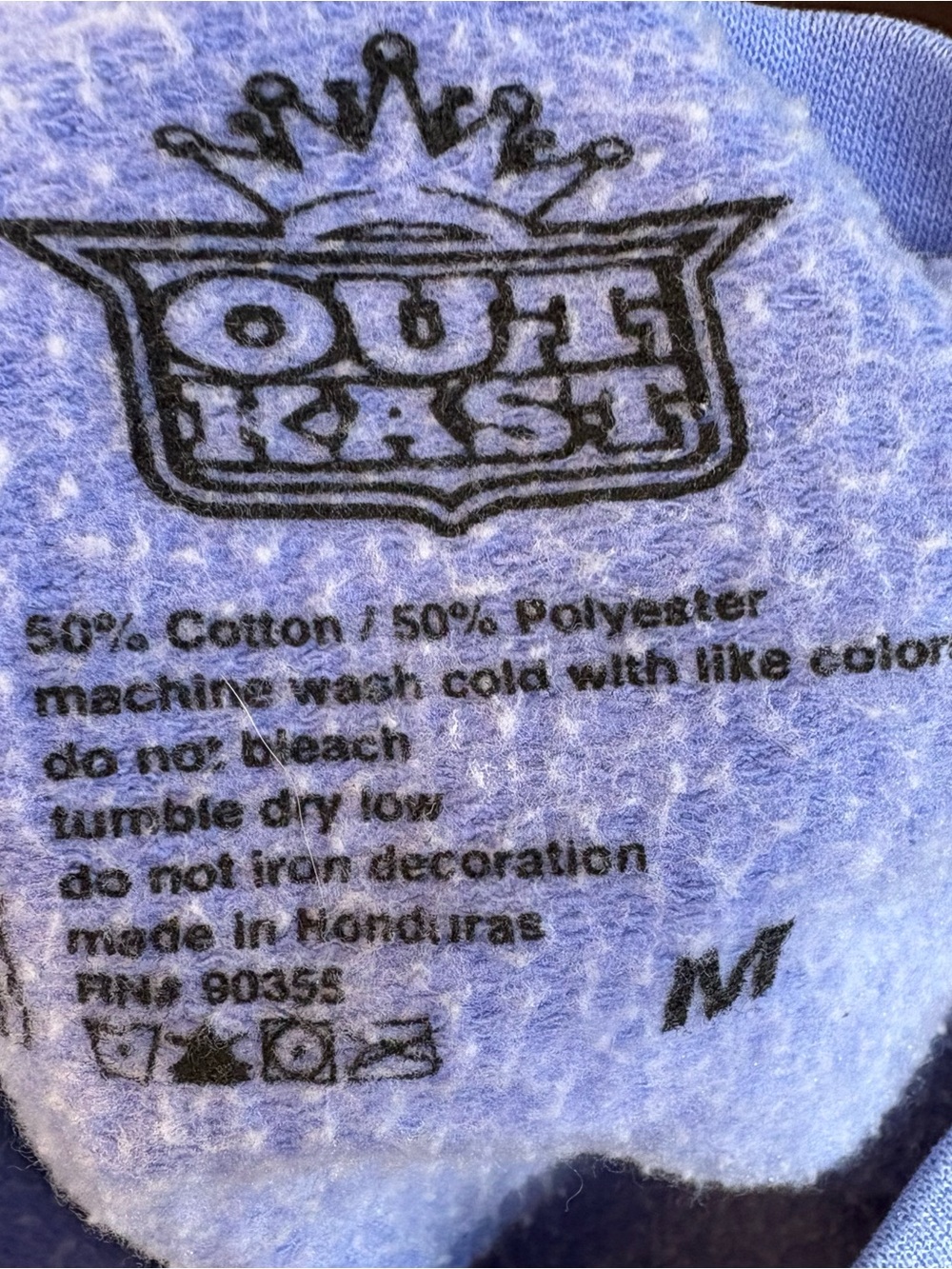 Outkast Graphic Sweatshirt Blue Crewneck Double Sided Medium - Picture 5 of 7